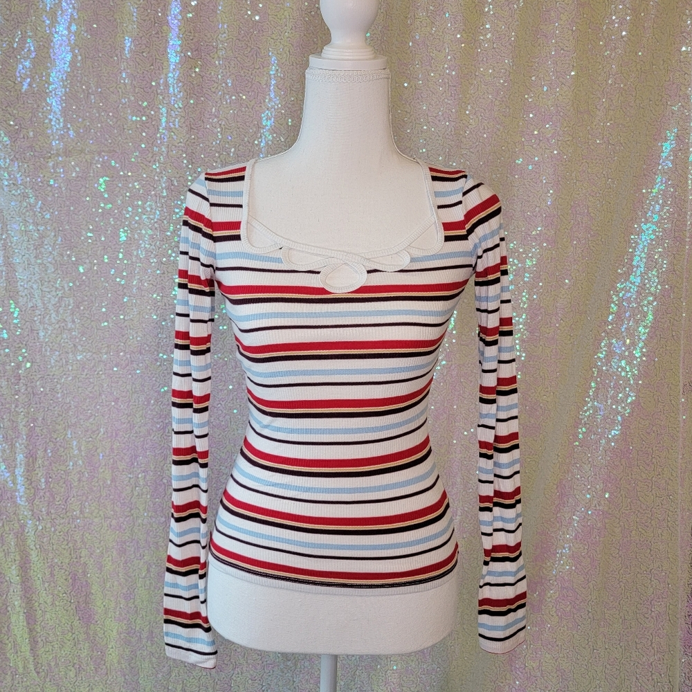 Aéropostale Ribbed Long Sleeve Top